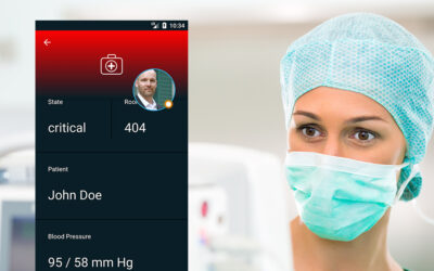 Emergency Notifications for Patient Bedside Monitoring using mobile Apps