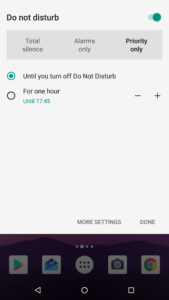 Android Do not disturb