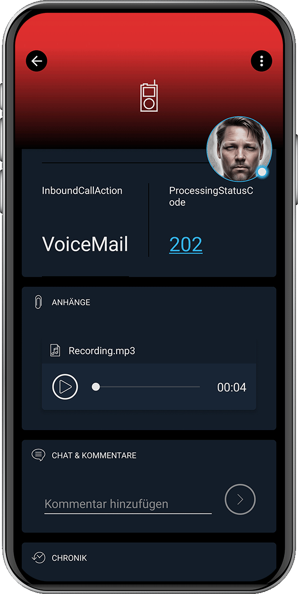 SIGNL4 App Alarm - Sprachmailbox mit Benachrichtigung