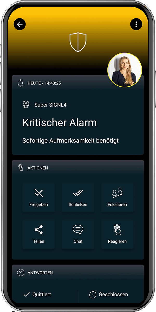 Alarmdetails in SIGNL4